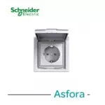 Schneider Asfora dugalj csapfedeles fehér